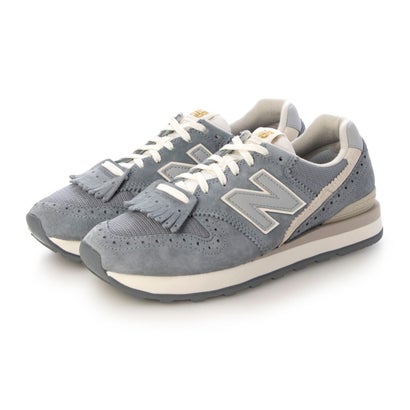 ニューバランス New Balance タッセル付き スエード スニーカー WL996TU2 シューズ グレー レディース （Gray(WL996TU2)）