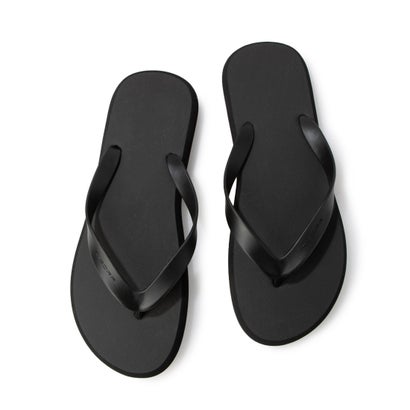 ティゴラ TIGORA マリン ビーチサンダル TR Flip Flops BK_ TR FlipFlops BK (ブラック)