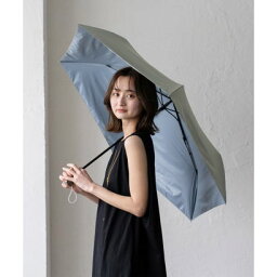 ヴィータフェリーチェ VitaFelice インナーカラー晴雨兼用折りたたみ傘（親骨60cm） （GRAY）