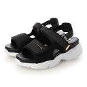 Midas/ミダス(Black)ベルト2WAYスポーツサンダル