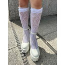 fX DURAS Lace socks iWHITEj