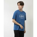 ◇身長178cm C81 W71 H85/モデル着用サイズLプリントがポイントの半袖Tシャツ。着こなしやすいベーシックなシルエット。一つ持っておくと便利なアイテムです。【カラー】ホワイト ブラック ブルー【サイズ】M:着丈67.5cm 身幅53cm 肩幅46.5cm 袖丈22cm AH23cmL:着丈70.5cm 身幅56cm 肩幅48cm 袖丈23cm AH24cmLL:着丈73.5cm 身幅60cm 肩幅50cm 袖丈24cm AH25cm【素材】綿100%※生産国:バングラデシュM : 【着丈】67.5cm / 【肩幅】46.5cm / 【胸囲】106cm / 【袖丈】22cm / 【ヒップ】23cmL : 【着丈】70.5cm / 【肩幅】48cm / 【胸囲】112cm / 【袖丈】23cm / 【ヒップ】24cmLL : 【着丈】73.5cm / 【肩幅】50cm / 【胸囲】120cm / 【袖丈】24cm / 【ヒップ】25cm別カラーはこちら！ ブラック　ホワイト