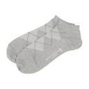 マッキントッシュ ロンドン MACKINTOSH LONDON MLアーガイルスニーカーソックス (グレー)