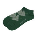 マッキントッシュ ロンドン MACKINTOSH LONDON MLアーガイルスニーカーソックス (グリーン)