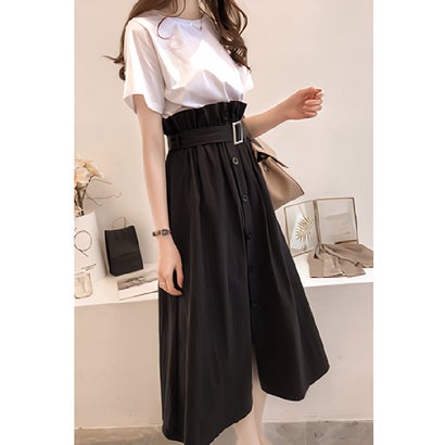 リリーオブバリー Lily of Valley Tシャツ スカート 2点 セットアップ チェック柄 ミモレ丈 大人可愛い (WT1) リリーオブバリー Lily of Valley Tシャツ スカート 2点 セットアップ チェック柄 ミモレ丈 大人可愛い (WT1)