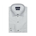 トーキョーシャツ TOKYO SHIRTS 【超形態安定・大きいサイズ】 ワイドカラー 綿100% 長袖ワイシャツ (グレー)