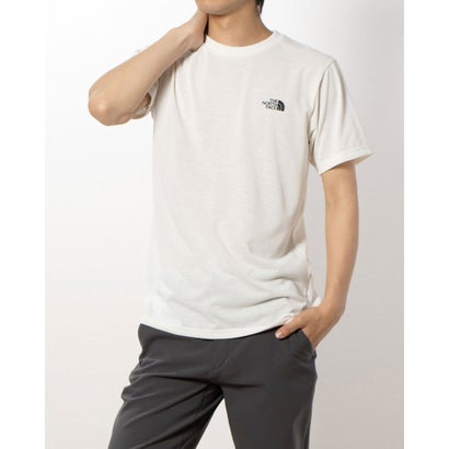 ノースフェイス ザ ノース フェイス THE NORTH FACE メンズ 陸上/ランニング 半袖Tシャツ S/S Run Mesh Half Dome Tee_ショートスリーブランメッシュハーフドームティー NT32471 （グレイッシュホワイト）