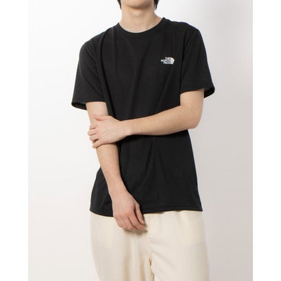 ザ ノース フェイス THE NORTH FACE メンズ 陸上/ランニング 半袖Tシャツ S/S Run Mesh Half Dome Tee_ショートスリーブランメッシュハーフドームティー NT32471 （ブラック）