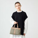 ラ バガジェリー LA BAGAGERIE コンビ2WAYトートバッグ SMALL (グレー)