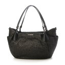 ラ バガジェリー LA BAGAGERIE つまみハンドル サマー2wayミニトートバッグ (ブラック)