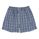 アクアスキュータム Aquascutum AQトランクス/24SチェックBー2本ゴム【返品不可商品】 (ネイビー)