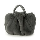 カシェリエ カシェリエ CACHELLIE C7994 F/FUR*PU BRAID TOTE （グレー）