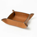 レザーラボラトリー Leather Laboratory 本革ハンドメイドレザートレイM (TANNED CAMEL)