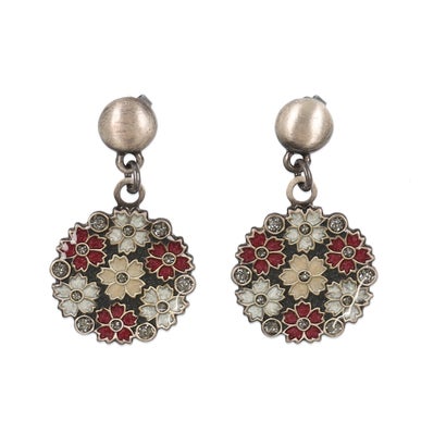 クララビジュー Clara Bijoux ピアス （cherry blossom／レッド系）