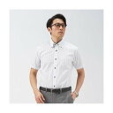 トーキョーシャツ TOKYO SHIRTS 形態安定 ボタンダウンカラー 半袖ワイシャツ (グレー)