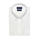 トーキョーシャツ TOKYO SHIRTS 【超形態安定】 ボタンダウンカラー 綿100% 長袖ワイシャツ (ホワイト)