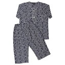 アダバット リラックスウェア アンダーウェア adabat RELAX WEAR / UNDER WEAR 衿無半袖七分丈パジャマ (コン)
