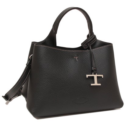 トッズ TOD'S ショルダーバッグ ハンドバッグ Tタイムレス マイクロ 2WAY ブラック レディース TOD'S XBWAPAEL000 QRI B999 （BLACK）