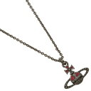 ヴィヴィアン ウエストウッド Vivienne Westwood ネックレス ペンダント メイフェア バス リリーフ ブラック レディース VIVIENNE WESTWOOD 6302005202 N106 （GUNMETAL SIAM CRYSTAL）