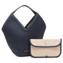 ジャンニ キャリーニ GIANNI CHIARINI ハンドバッグ アンフォーラ Mサイズ ポーチ付き ネイビー レディース GIANNI CHIARINI B...