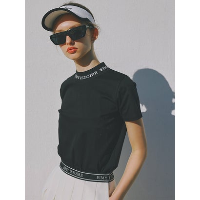 エイミーイストワール eimy istoire ロゴハイネックTシャツ （BLACK）