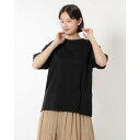 エー・エヌ・エル A.N.L バックプリントスリットTシャツ (クロ)