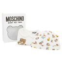 モスキーノ MOSCHINO ベビー服 テディベア ホワイト キッズ MOSCHINO MMY056LBA00 10063【返品不可商品】 （WHITE）