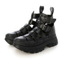 コンバース CONVERSE レディース サンダル 厚底 ALL STAR (R) TREKWAVE GLADIATOR HI (ブラック)(4)