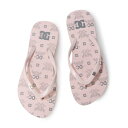 ディーシーシューズ DC SHOES レディース マリン ビーチサンダル SPRAY SE DW241016 (GREY/PINK)(4)