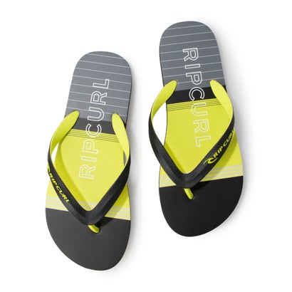 リップカール RIP CURL メンズ マリン ビーチサンダル BREAKERS BLOOM OPEN TOE サンダル 1AIMOT (LIME)