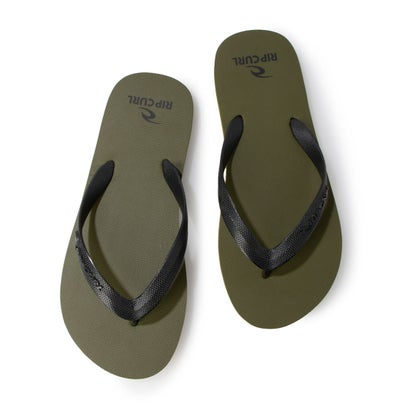 リップカール RIP CURL メンズ マリン ビーチサンダル BRAND LOGO BLOOM OPEN TOE サンダル 1AOMOT (OLIVE)