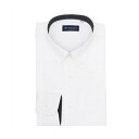 トーキョーシャツ TOKYO SHIRTS 形態安定 ボタンダウンカラー 長袖 ワイシャツ (ホワイト)