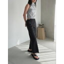 エンサークル ENCIRCLE Accent pants (ブラック)