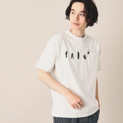 デッサン Dessin 【ユニセックス】ピープル刺繍Tシャツ （ホワイト(001)）