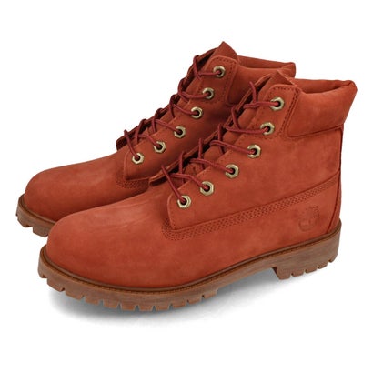 ティンバーランド Timberland 6inch PREMIUM BOOT WP JUNIOR'S （DARK RED）