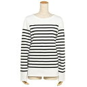 セントジェームス SAINT JAMES ナヴァル NAVAL メンズ レディース ロングTシャツ SAINT JAMES 2691 IC ホワイト ブラック (NEIGE/NOIR)