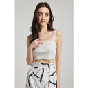 ビスチェライクKnitベアTOP IVOY3