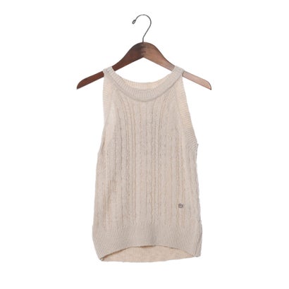 ルエブル LOEUVRE Halter-neck Knit top （BEIGE）