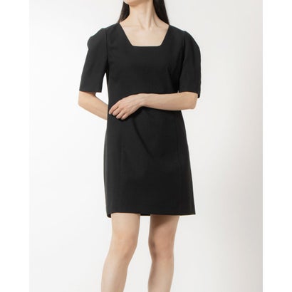 ルエブル LOEUVRE Square neck Mini Dress (BLACK) ルエブル LOEUVRE Square neck Mini Dress (BLACK)