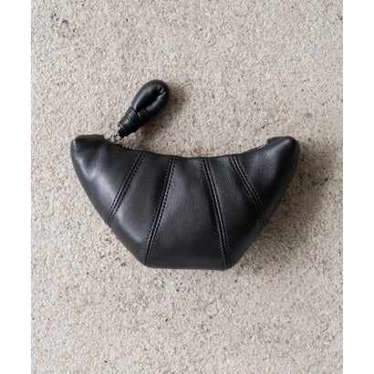 ヴィータフェリーチェ VitaFelice 羊革クロワッサン型ポーチ （BLACK）