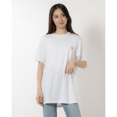トミー ヒルフィガー TOMMY HILFIGER トミーヒルフィガー Tommy Hilfiger 半袖 Tシャツ 09T3139 クルーネック コア フラッグ カットソー 刺繍ロゴ TOMMY HILFIGER CORE FLAG TEE (クルーネック(ホワイト))