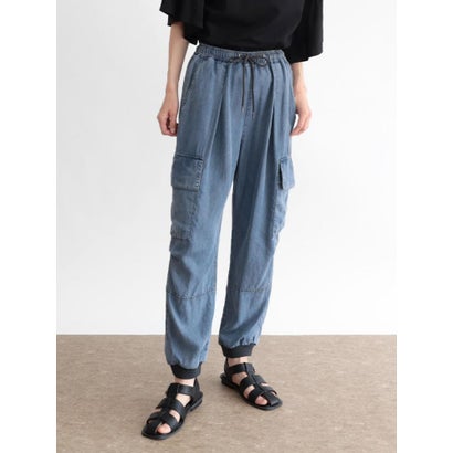 クローブ CLOVE テンセルデニムジョガーパンツ （ブルー）