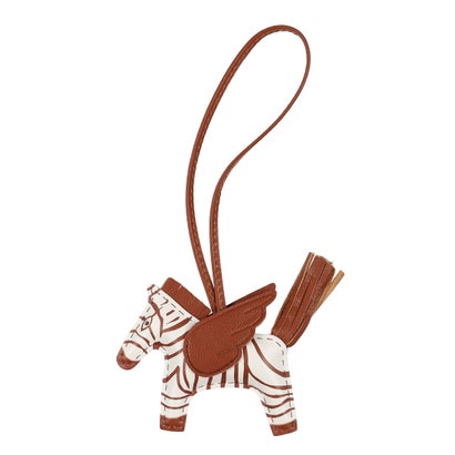 モードフルーレ MODE FOURRURE レザーチャーム （ブラウン）