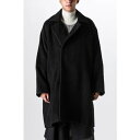 ヤンヤンヴァンエシュ JAN-JAN VAN ESSCHE Oversized W Breasted Car Coat (Black)