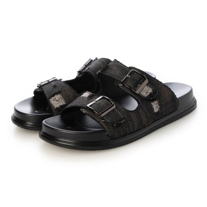 シュベック SVEC ダブルベルトサンダル （ギャラクシーブラック）