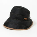 クロコダイル CROCODILE 手洗いできるチューリップハット (BLACK)