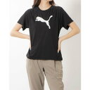 プーマ PUMA レディース EVOSTRIPE 半袖 Tシャツ 675604 (ブラック)
