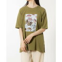 ブローディア BRODIAEA グラフィックスムースTシャツ (モスグリーン)