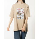 ブローディア BRODIAEA グラフィックスムースTシャツ (ベージュ)