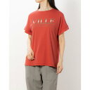 エグランティーヌ EGLANTINE 英字プリントTシャツ (アカ)